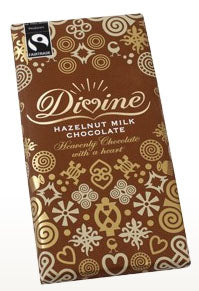DEVINE MILK CHOCOLATE WITH HAZELNUTS BAR